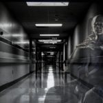 Spirit in a hospital hallway